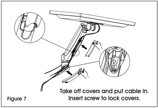 ULINE H-7605 Monitor Arm - FIG 7