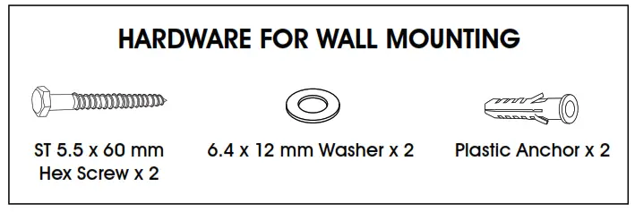 ULINE H-7605 Monitor Arm - WALL MOUNTING