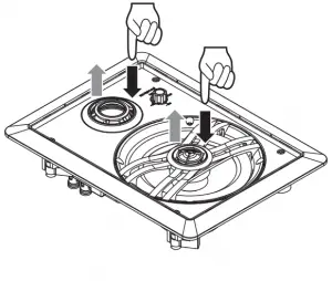 hand tools as powered drivers may over-tighten the screws