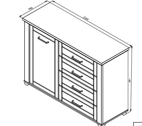 DEDEMAN-2K4-Valencia-bedroom-chest-of-drawers-1