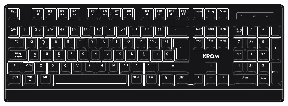 KASIC Mechanical Rainbow Gaming Keyboard-fig1