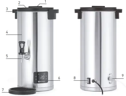 HENDI 240717, 240724 Automatic Fill Boiler-fig2