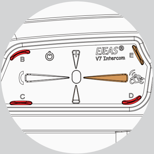 EJEAS V7 Motorcycle Bluetooth Helmet Intercom - FIGURE 16