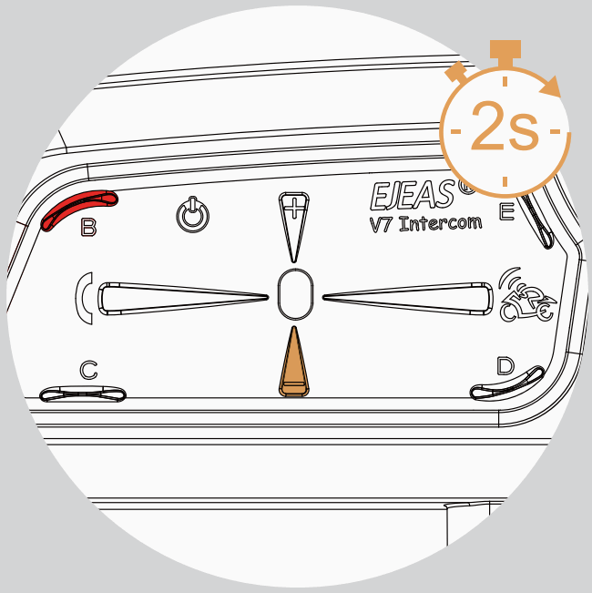 EJEAS V7 Motorcycle Bluetooth Helmet Intercom - FIGURE 37