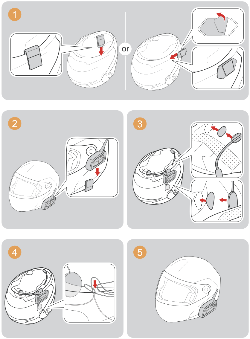 EJEAS V7 Motorcycle Bluetooth Helmet Intercom - FIGURE 4