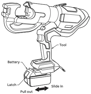 Attaching and Detaching the battery pack
