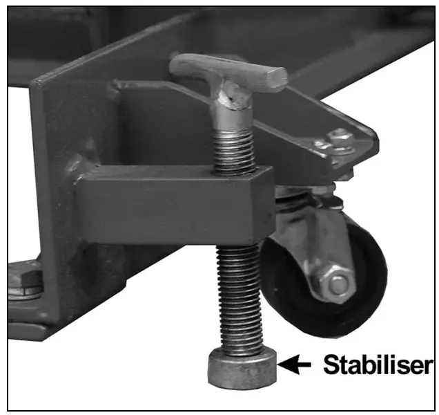 Clarke CML3AIR Hydraulic Motorcycle Lift - Figure 8