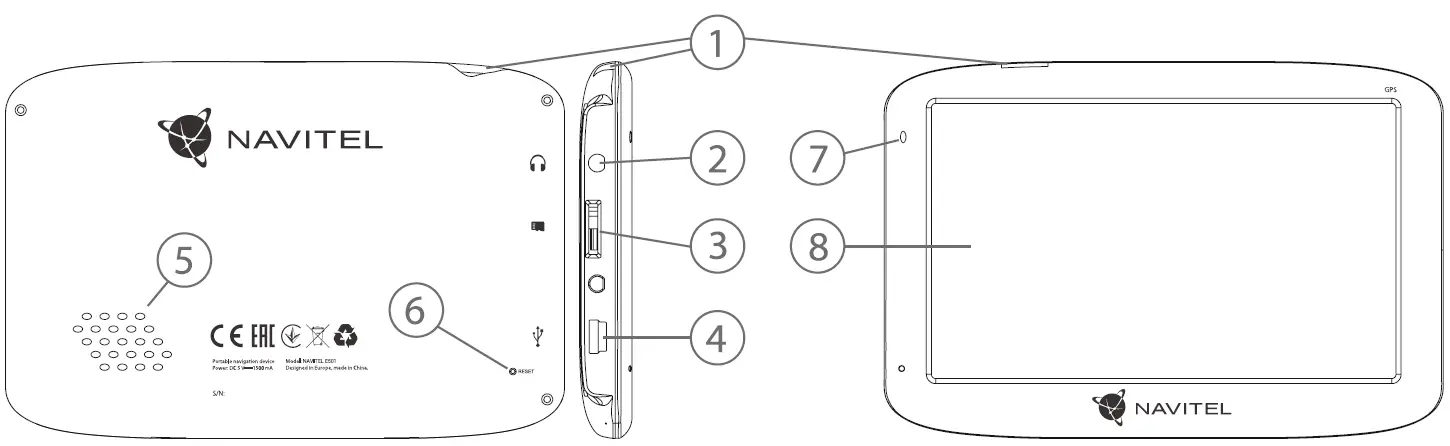 NAVITEL E501 GPS Navigation System 01
