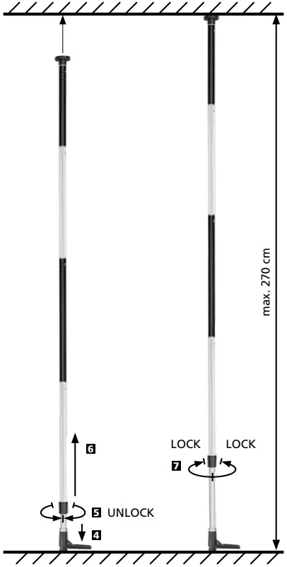 Laserliner-TelePod-270-cm-Telescopic-Tripod-FIG-2