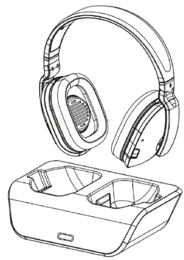 ARTISTE ADH300J Digital Over-Ear Stereo Headphone -