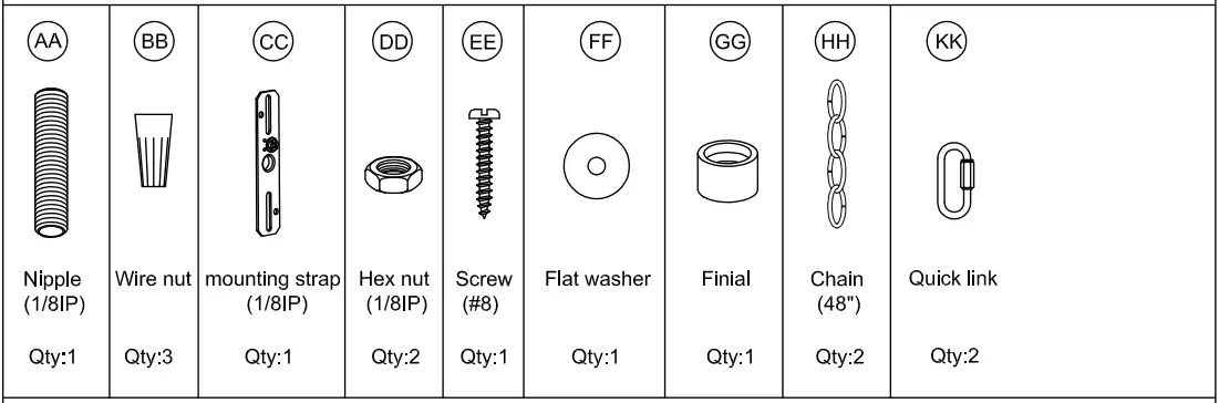 PROGRESS LIGHTING P400317 4 LT Island - Figure 2