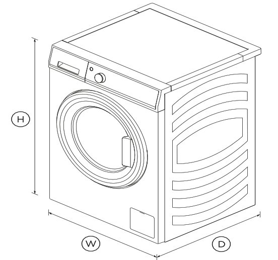 FISHER PAYKEL WH1260F1 Front Loader Washing Machine 12kg ActiveIntelligence - fig