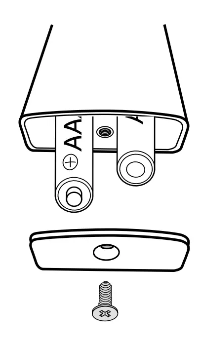 Inserting/changing the batteries