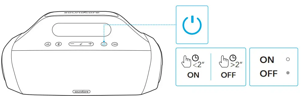 ANKER B08LQNL42Z Soundcore Motion Boom Outdoor Speaker - Powering