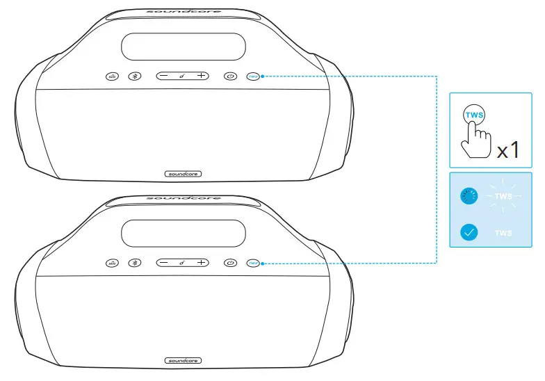 ANKER B08LQNL42Z Soundcore Motion Boom Outdoor Speaker - TWS