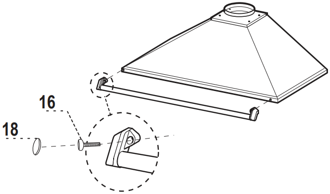 Falcon LEIHDC90BC Hood Decoration - FIGURE 11