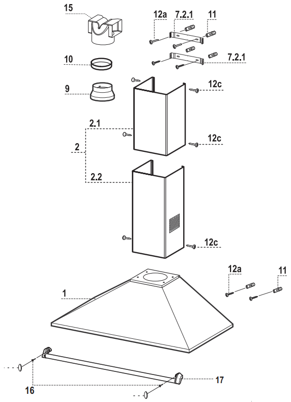 Falcon LEIHDC90BC Hood Decoration - FIGURE 2