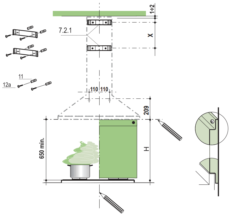 Falcon LEIHDC90BC Hood Decoration - FIGURE 3