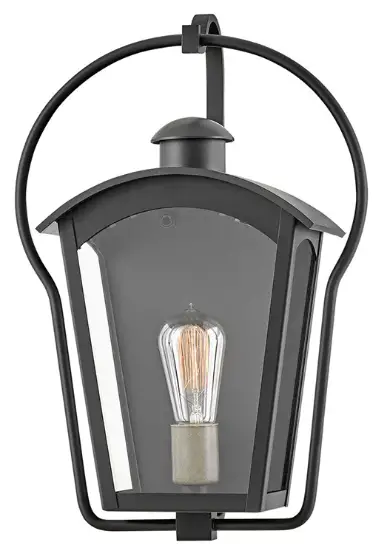 HINKLEY 13300 Yale 1-lt 18 Inch Tall Outdoor Wall Mount Lantern-PRODUCT-IMAGE