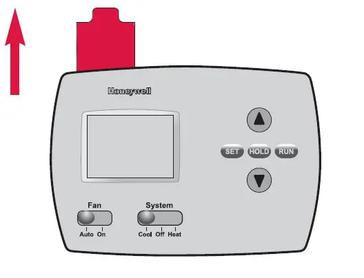 Honeywell Pro TH4110B Programmable Thermostat User Manual-FIG-1