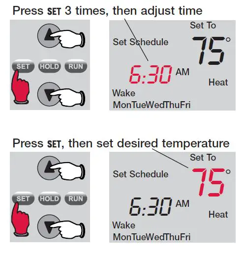 Honeywell Pro TH4110B Programmable Thermostat User Manual-FIG-11