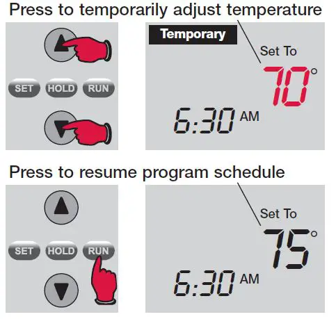 Honeywell Pro TH4110B Programmable Thermostat User Manual-FIG-12