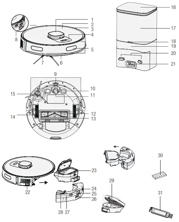 beko VRR80214VB Robot Vacuum Cleaner - Overview
