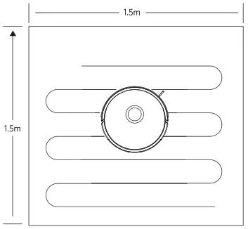 beko VRR80214VB Robot Vacuum Cleaner - Point cleaning