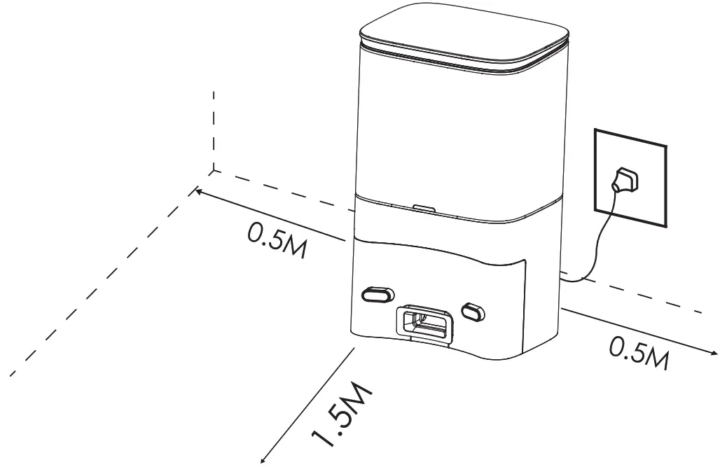 beko VRR80214VB Robot Vacuum Cleaner - charging station