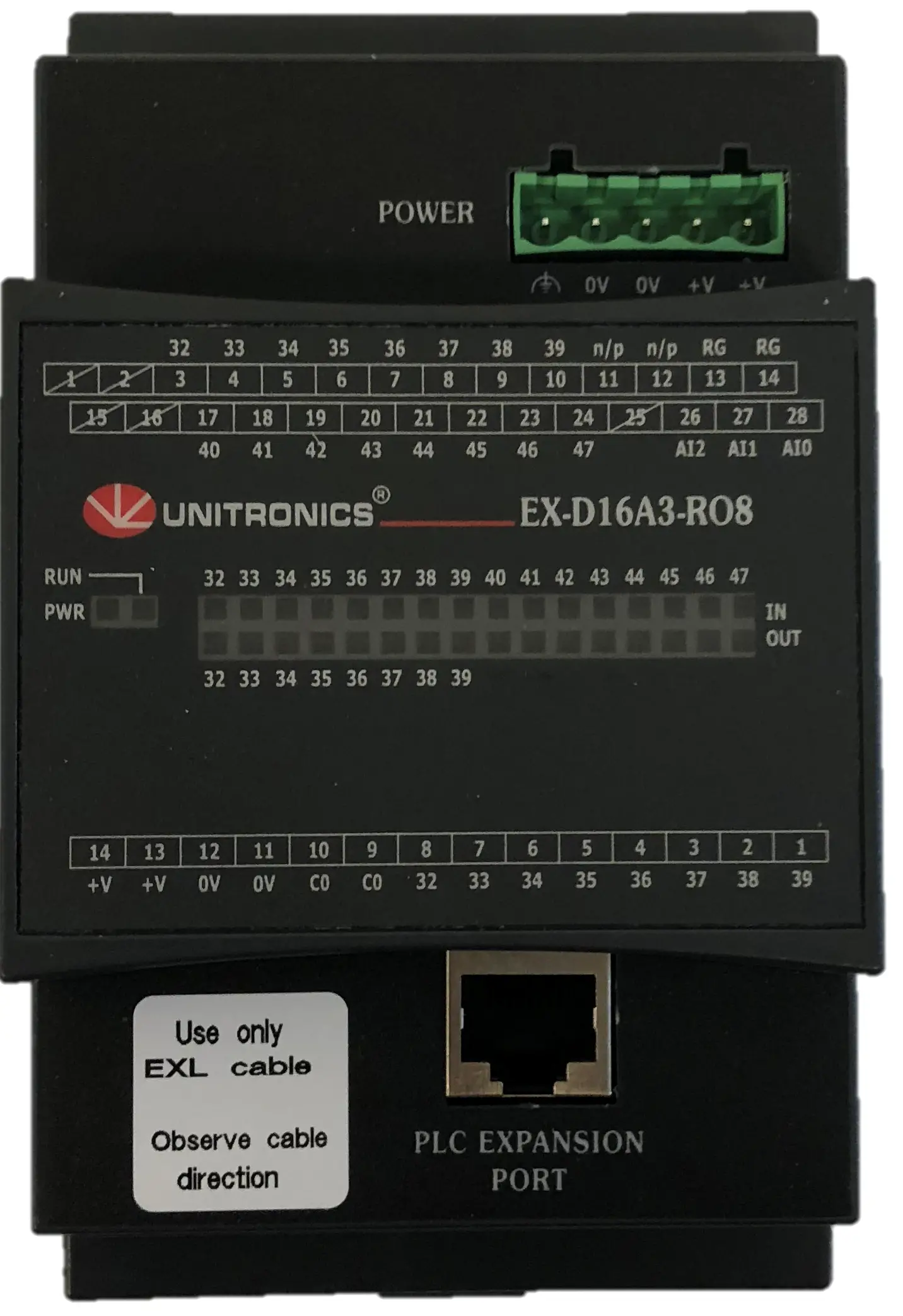 UNITRONICS EX-D16A3-RO8 I-O Expansion Modules and Adapters