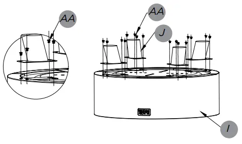 BLACK DECKER BD17211 Smokeless Wood Burning Fire Pit and Grill - fig2