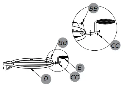 BLACK DECKER BD17211 Smokeless Wood Burning Fire Pit and Grill - fig4