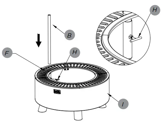 BLACK DECKER BD17211 Smokeless Wood Burning Fire Pit and Grill - fig5
