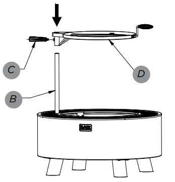 BLACK DECKER BD17211 Smokeless Wood Burning Fire Pit and Grill - fig6