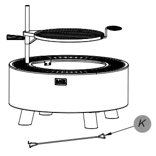 BLACK DECKER BD17211 Smokeless Wood Burning Fire Pit and Grill - fig8