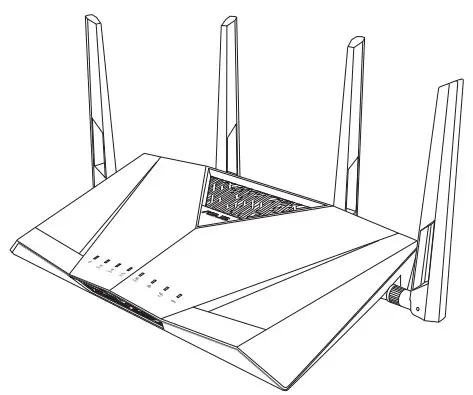 ASUS RT-AX88U Pro AX6000 Dual Band WiFi Router