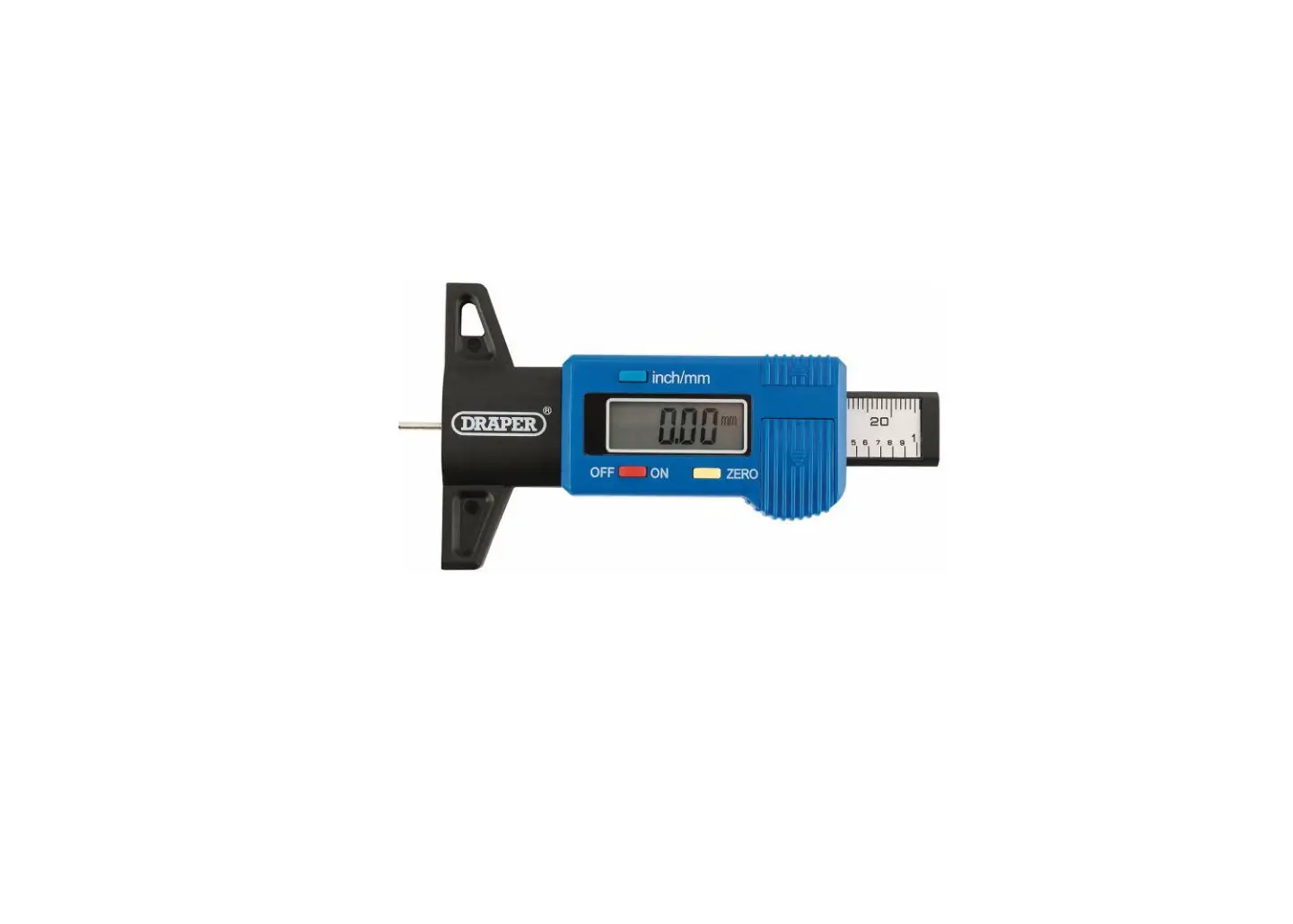 Draper 92224 Digital Tyre Tread Depth Gauge Instructions