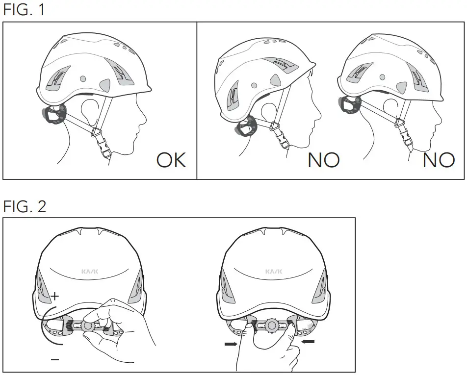 KASK HP PLUS Occupational Protective Helmet - FIGURE 1
