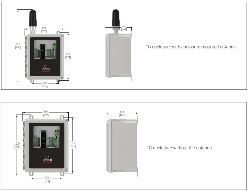 nVent RAYCHEM Elexant 9200i Wireless Communications Interface - MOUNTING THE ELEXANT 9200I ENCLOSURE 1