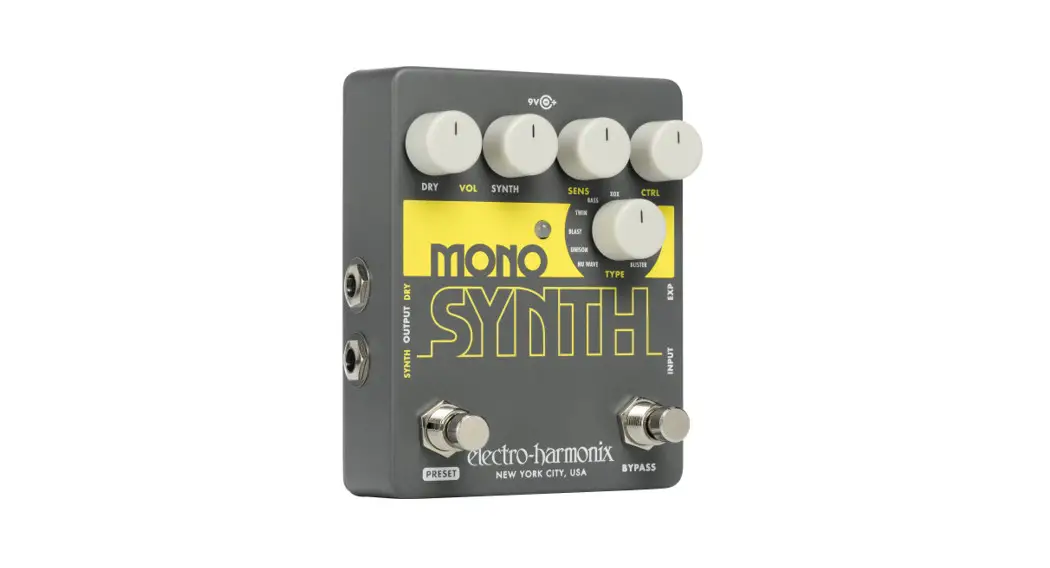 Electro-harmonix Mono Synth Guitar Synthesizer Pedal User Manual