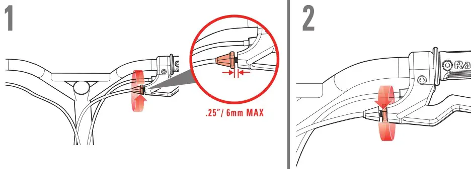 Razor Electric Scooter RX200 - Tighten brakes at cable