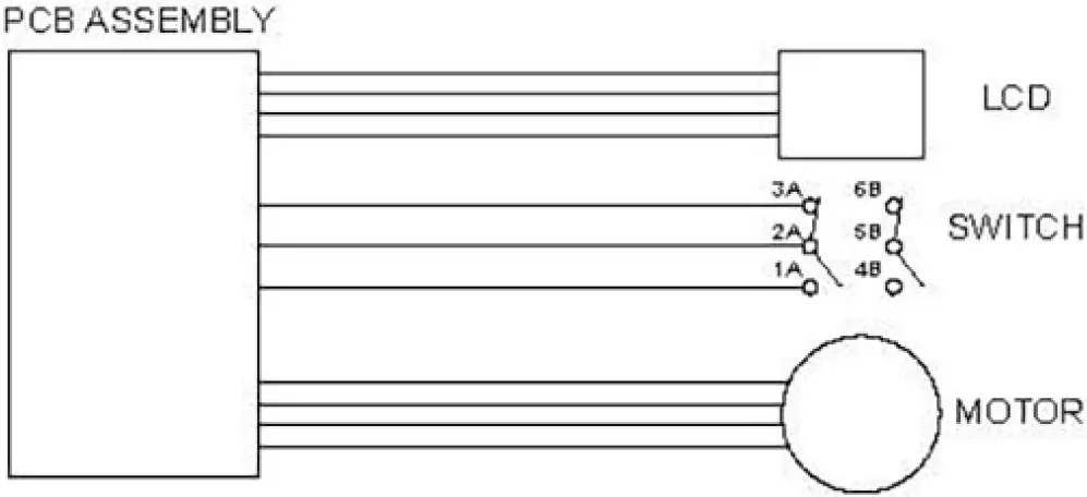 NACECARE RBV 150 Numatic Cordless Backpack Schematic diagram