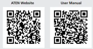 ATEN 3-Port USB-C DisplayPort Hybrid KVMP-Scan