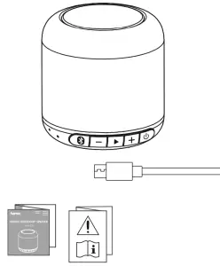 hama 00188216 Drum 2.0 Mobile Bluetooth Speaker - figure 1