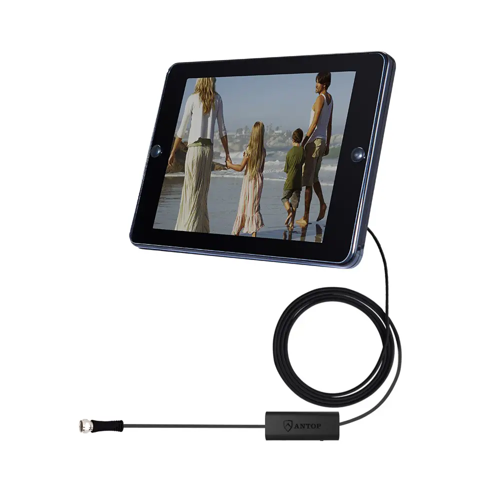 ANTOP AT-204BB Flat Panel Smartpass Amplified Indoor HDTV Antenna