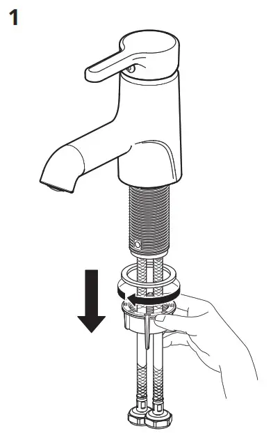 IKEA SALJEN 00400319 Bath Faucet - Product Overview 3