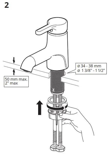 IKEA SALJEN 00400319 Bath Faucet - Product Overview 4