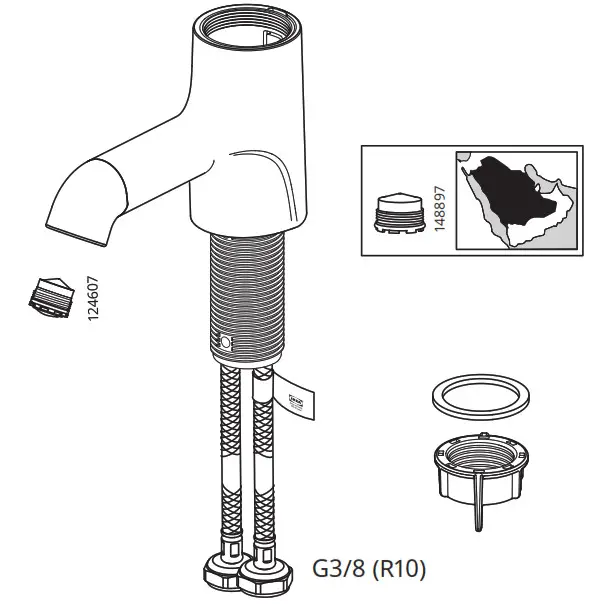 IKEA SALJEN 00400319 Bath Faucet - Product Overview 9