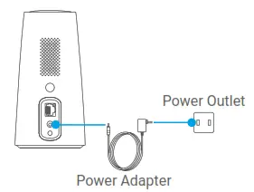 EZVIZ CSW2H4MP Smart Home Camera Base Station - Base Station