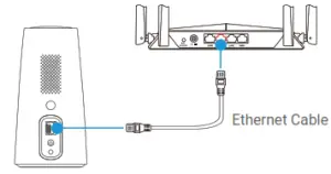 EZVIZ CSW2H4MP Smart Home Camera Base Station - Connect the Base Station to the Internet